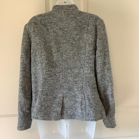 Talbots Grey Wool Blazer for Women Size 12 - Picture 3 of 7